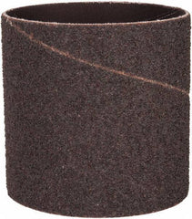 Made in USA - 36 Grit Aluminum Oxide Coated Spiral Band - 3" Diam x 3" Wide, Very Coarse Grade - All Tool & Supply