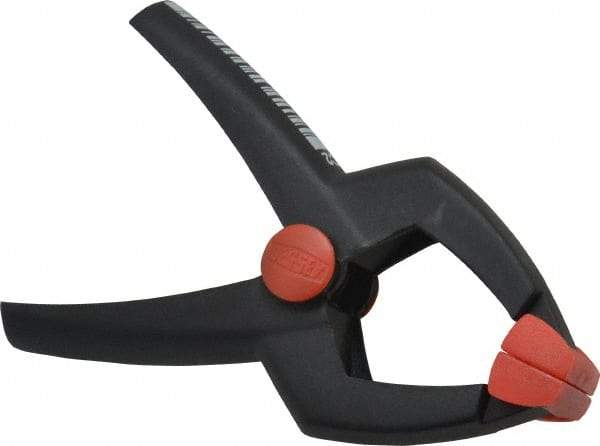 Bessey - 1" Jaw Opening Capacity, 1-1/8" Throat Depth, Spring Clamp - Plastic Body, Plastic Handle, Plastic Tip, 1" OAL - All Tool & Supply