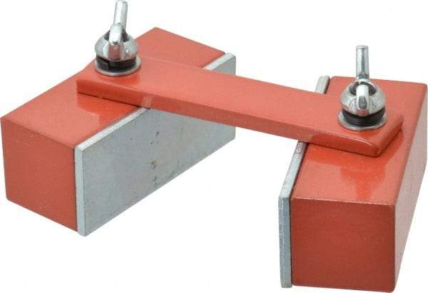 General - Magnetic Welding & Fabrication Adjustable Link - 4-3/4" Long x 1" Wide, 11 Lb Avg Pull Force - All Tool & Supply