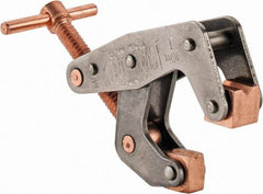 Kant Twist - 350 Lb, 1" Max Opening, 1/2" Open Throat Depth, 1/2" Closed Throat Depth, Cantilever Clamp - High Tensile Steel Jaw, T-Handle, 2-1/8" OAL, 1-3/4" Max Width - All Tool & Supply