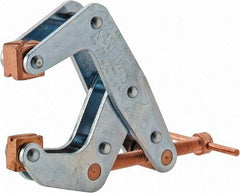 Kant Twist - 800 Lb, 2" Max Opening, 1-1/8" Open Throat Depth, 1-1/4" Closed Throat Depth, Cantilever Clamp - High Tensile Steel Jaw, T-Handle, 3-1/2" OAL, 3-1/4" Max Width - All Tool & Supply