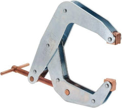 Kant Twist - 2,000 Lb, 6" Max Opening, 4-1/2" Open Throat Depth, 5-1/2" Closed Throat Depth, Cantilever Clamp - High Tensile Steel Jaw, T-Handle, 11" OAL, 10" Max Width - All Tool & Supply