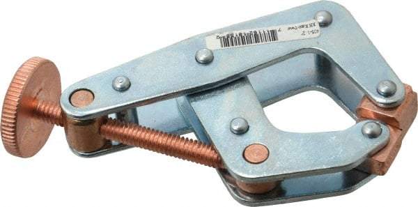 Kant Twist - 800 Lb, 2" Max Opening, 1-1/8" Open Throat Depth, 1-1/4" Closed Throat Depth, Cantilever Clamp - High Tensile Steel Jaw, Round Handle, 3-1/2" OAL, 3-1/4" Max Width - All Tool & Supply