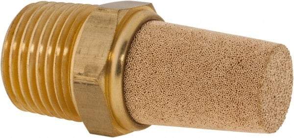 ARO/Ingersoll-Rand - 1/4 Male NPT, 9/16" Hex, 1-3/8" OAL, Muffler - 250 Max psi - All Tool & Supply