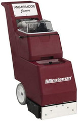 Minuteman - 14" Cleaning Width, 85" Water Lift, Walk Behind Carpet Extractor - 95 CFM Air Flow, 1 hp, 6 Gal Tank Capacity, 6 Gal Tank Recovery Capacity, 50 Pump psi - All Tool & Supply