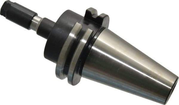 Parlec - 1/32" to 1/4" Capacity, 3.38" Projection, CAT40 Taper Shank, DA300 Collet Chuck - 6.067" OAL - Exact Industrial Supply