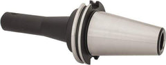 Parlec - CAT50 Taper Shank 1/2" Hole End Mill Holder/Adapter - 1-1/4" Nose Diam, 6.62" Projection, Through-Spindle Coolant - Exact Industrial Supply