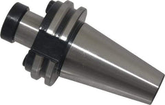 Parlec - CAT40 Taper Shank 1" Pilot Diam Shell Mill Holder - 1" Flange to Nose End Projection, 2-1/4" Nose Diam, 1/2-20 Lock Screw - Exact Industrial Supply