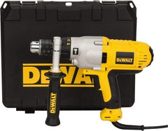 DeWALT - 120 Volt 1/2" Keyed Chuck Electric Hammer Drill - 0 to 56,000 BPM, 0 to 1,200 & 0 to 3,500 RPM, Reversible - All Tool & Supply