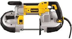 DeWALT - 120 Volt, Electric Handheld Bandsaw - 2.44 m Cord Length, 5 Inch (Round) and 5 x 4-3/4 Inch (Rectangular) Depth of Cut, 100 and 350 SFPM, 10 Amp - All Tool & Supply