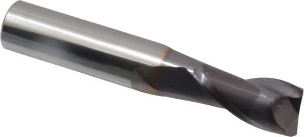 Niagara Cutter - 1/2", 2 Flute, Solid Carbide, 0.03" Corner Radius End Mill - 3" OAL, 30° Helix, 1" LOC, Right Hand Cut - All Tool & Supply