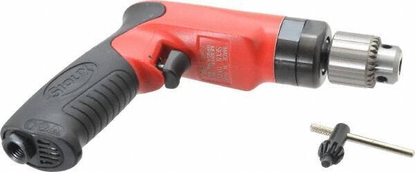 Sioux Tools - 1/4" Keyed Chuck - Pistol Grip Handle, 2,600 RPM, 14.16 LPS, 30 CFM, 1 hp - All Tool & Supply