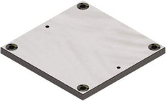 Jergens - 630mm Long x 630mm Wide Steel Fixture Plate - 1.38" Plate Thickness - All Tool & Supply