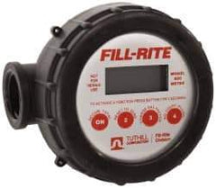 Tuthill - 1" FNPT Port Nutating Disc Flowmeter - 125 Max psi, 2 to 20 GPM, Polyethylene - All Tool & Supply