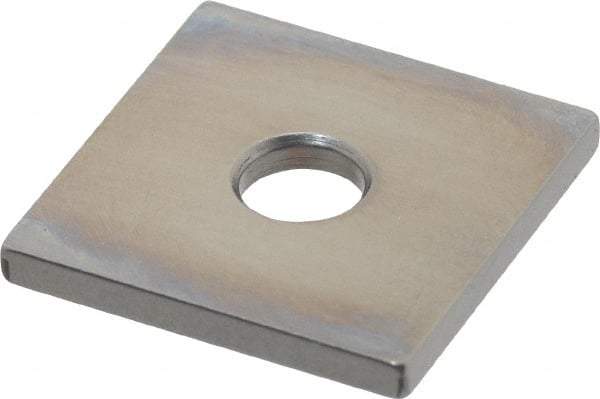 Mitutoyo - 0.1003" Square Steel Gage Block - Accuracy Grade 0, Includes Certificate of Inspection - All Tool & Supply