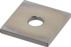 Mitutoyo - 0.1003" Square Steel Gage Block - Accuracy Grade 0, Includes Certificate of Inspection - All Tool & Supply