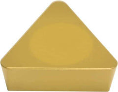 Sumitomo - TPG332 Grade AC820P Carbide Turning Insert - Al2O3 Finish, 60° Triangle, 3/8" Inscr Circle, 3/16" Thick, 1/32" Corner Radius - All Tool & Supply