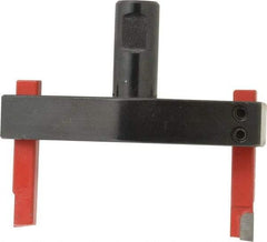 Flexbar - 4" Head, 3/4" Shank Diam, 2 Bits Per Cutter, 3/8" Tool Bit, Fly Cutter - Straight Shank, Bits Included - All Tool & Supply