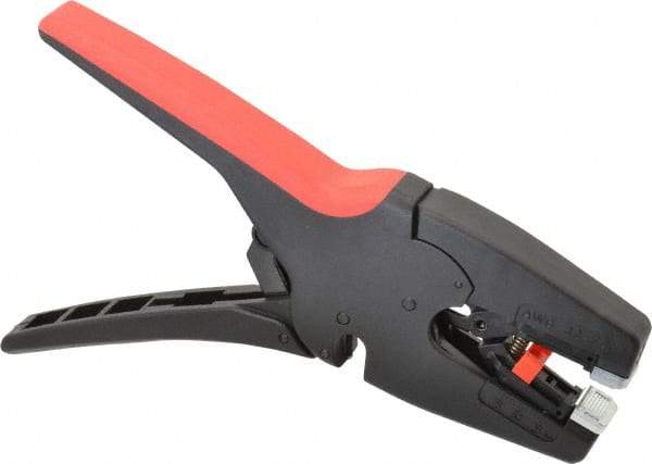 Knipex - 7 to 32 AWG Capacity Self-Adapting Insulation Stripper - 8" OAL, Comfort Grip Handle - All Tool & Supply