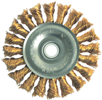 3 x 1/2-3/8" - .020 Wire Size - Bronze Non-Sparking Wire Wheel - All Tool & Supply