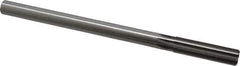 Made in USA - 39/64" High Speed Steel 8 Flute Chucking Reamer - Straight Flute, 0.5615" Straight Shank, 2-1/4" Flute Length, 9" OAL - All Tool & Supply