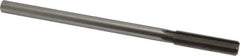 Made in USA - 0.516" High Speed Steel 6 Flute Chucking Reamer - Straight Flute, 0.4355" Straight Shank, 2" Flute Length, 8" OAL - All Tool & Supply