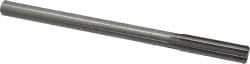 Made in USA - 0.6255" High Speed Steel 8 Flute Chucking Reamer - Straight Flute, 0.5615" Straight Shank, 2-1/4" Flute Length, 9" OAL - All Tool & Supply