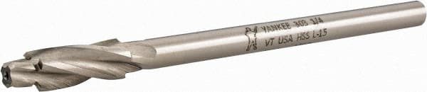 Made in USA - 1/4" Socket Head Cap Screw Compatible, High Speed Steel, Solid Pilot Counterbore - All Tool & Supply