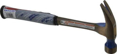 Vaughan Bushnell - 1 Lb Head, Straight Rip Claw Framing Hammer - 13" OAL, Steel Head, Steel Handle with Grip - All Tool & Supply