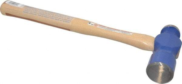 Vaughan Bushnell - 3 Lb Head Ball Pein Hammer - Hickory Handle, 16" OAL - All Tool & Supply