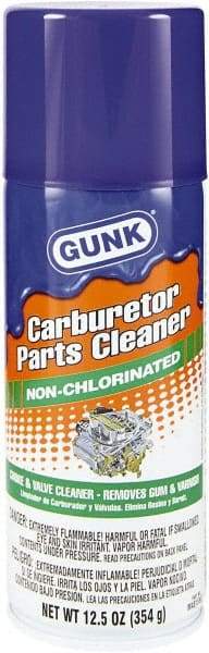 Gunk - Nonchlorinated Carburetor & Parts Cleaner - 15 oz Aerosol Can - All Tool & Supply