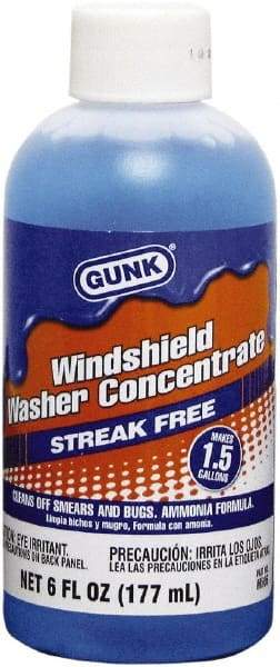 Gunk - Water-Based Solution Windshield Washer Fluid - 6 oz Bottle - All Tool & Supply