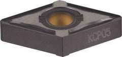 Kennametal - DNMG444 RP Grade KCP10 Carbide Turning Insert - TiCN/Al2O3 Finish, 55° Diamond, 1/2" Inscr Circle, 1/4" Thick, 1/16" Corner Radius - All Tool & Supply