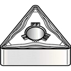 Kennametal - TNMG332 FF Grade KCP10B Carbide Turning Insert - TiOCN Finish, 60° Triangle, 3/8" Inscr Circle, 3/16" Thick, 1/32" Corner Radius - All Tool & Supply