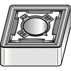 Kennametal - CNMG433 RP Grade KCP25B Carbide Turning Insert - TiCN/Al2O3/TiOCN Finish, 80° Diamond, 1/2" Inscr Circle, 3/16" Thick, 3/64" Corner Radius - All Tool & Supply