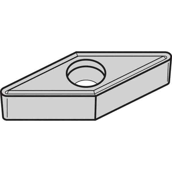 Kennametal - VBMT331 LF Grade KCM35 Carbide Turning Insert - TiCN/Al2O3 Finish, 35° Diamond, 3/8" Inscr Circle, 3/16" Thick, 1/64" Corner Radius - All Tool & Supply