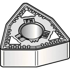 Kennametal - WNMG431 FN Grade KCP10B Carbide Turning Insert - TiOCN Finish, 80° Trigon, 1/2" Inscr Circle, 3/16" Thick, 1/64" Corner Radius - All Tool & Supply