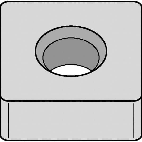 Kennametal - SNMA433 Grade KB1340 PCBN Turning Insert - Uncoated, 90° Square, 1/2" Inscr Circle, 3/16" Thick, 3/64" Corner Radius - All Tool & Supply