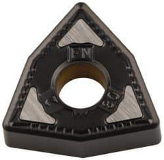 Kennametal - WNMG432 FN Grade KCK05 Carbide Turning Insert - TiCN/Al2O3 Finish, 80° Trigon, 1/2" Inscr Circle, 3/16" Thick, 1/32" Corner Radius - All Tool & Supply