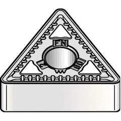 Kennametal - TNMG331 FN Grade KCK15B Carbide Turning Insert - TiOCN Finish, 60° Triangle, 3/8" Inscr Circle, 3/16" Thick, 1/64" Corner Radius - All Tool & Supply