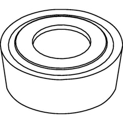 Kennametal - RCMT43 Grade KCM25 Carbide Turning Insert - TiN/TiCN/Al2O3 Finish, Round, 1/2" Inscr Circle, 3/16" Thick - All Tool & Supply