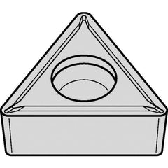 Kennametal - TCMT432 LF Grade KCK15B Carbide Turning Insert - TiOCN Finish, 60° Triangle, 1/2" Inscr Circle, 3/16" Thick, 1/32" Corner Radius - All Tool & Supply