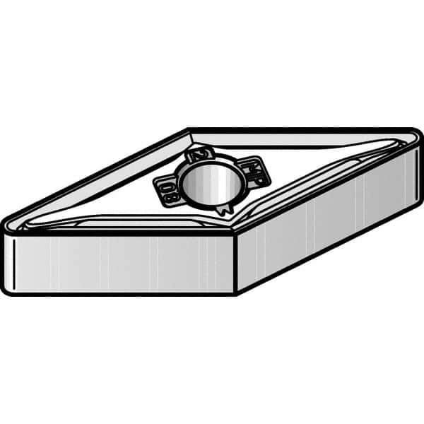 Kennametal - VNMG331 MP Grade KCM15B Carbide Turning Insert - TiOCN Finish, 35° Diamond, 3/8" Inscr Circle, 3/16" Thick, 1/64" Corner Radius - All Tool & Supply