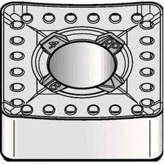 Kennametal - SNMM432 RP Grade KCM35 Carbide Turning Insert - TiN/TiCN/Al2O3 Finish, 90° Square, 1/2" Inscr Circle, 3/16" Thick, 1/32" Corner Radius - All Tool & Supply