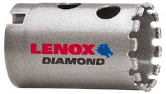 Lenox - 1-1/4" Diam, 1-5/8" Cutting Depth, Hole Saw - Diamond Grit Saw, Continuous Edge - All Tool & Supply