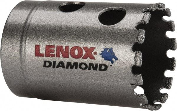 Lenox - 1-3/8" Diam, 1-5/8" Cutting Depth, Hole Saw - Diamond Grit Saw, Continuous Edge - All Tool & Supply