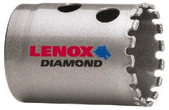 Lenox - 1-1/2" Diam, 1-5/8" Cutting Depth, Hole Saw - Diamond Grit Saw, Continuous Edge - All Tool & Supply