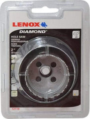 Lenox - 2" Diam, 1-5/8" Cutting Depth, Hole Saw - Diamond Grit Saw, Continuous Edge - All Tool & Supply