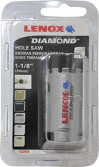 Lenox - 1-1/8" Diam, 1-5/8" Cutting Depth, Hole Saw - Diamond Grit Saw, Continuous Edge - All Tool & Supply