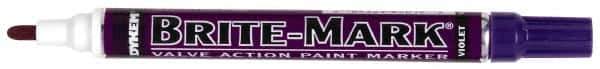 Dykem - Violet Oil-Based Paint Marker - Medium Tip, Oil Based - All Tool & Supply